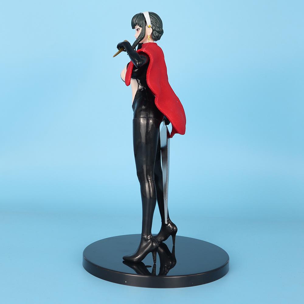 Standing Pose Yoru Singer Replaceable Face Ornament - 2D Beautiful Girl Spy X Family Decoration