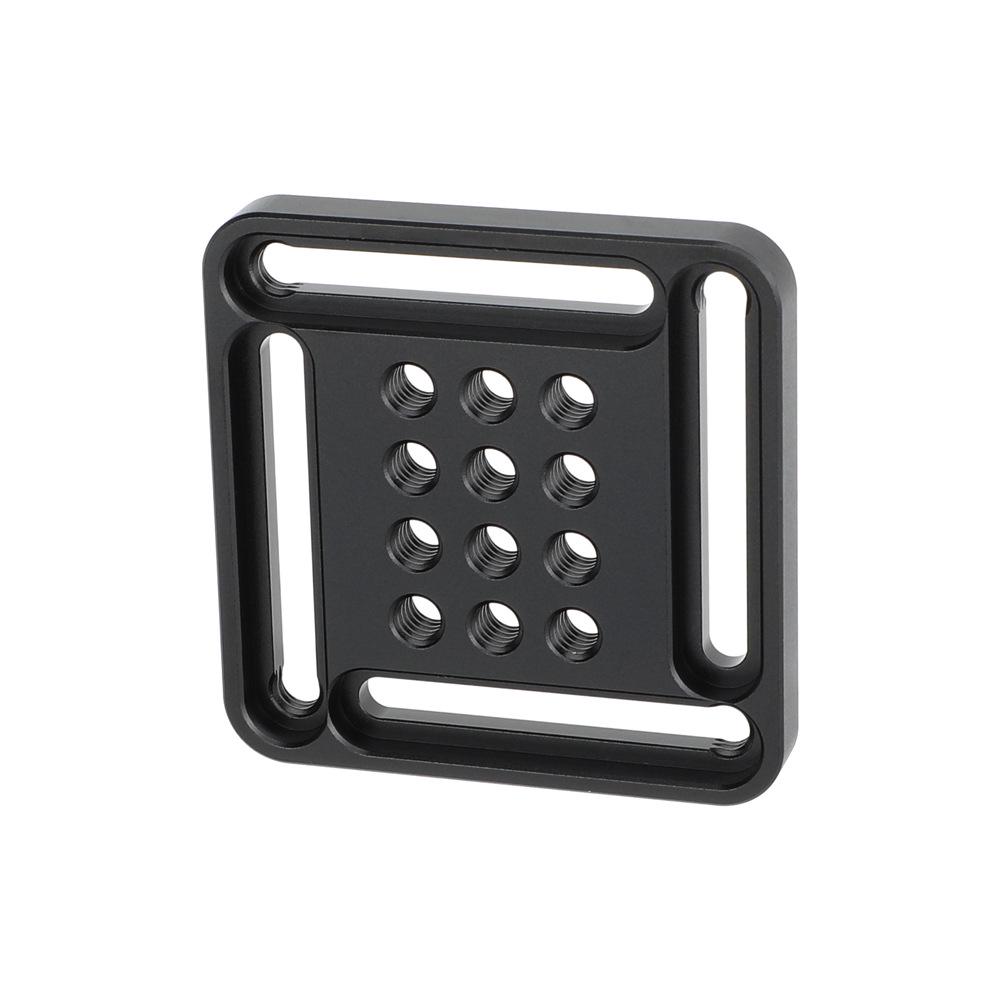 HDRIG Square Perforated Cheese Plate with 1/4 Thread for Photography Extension 3775