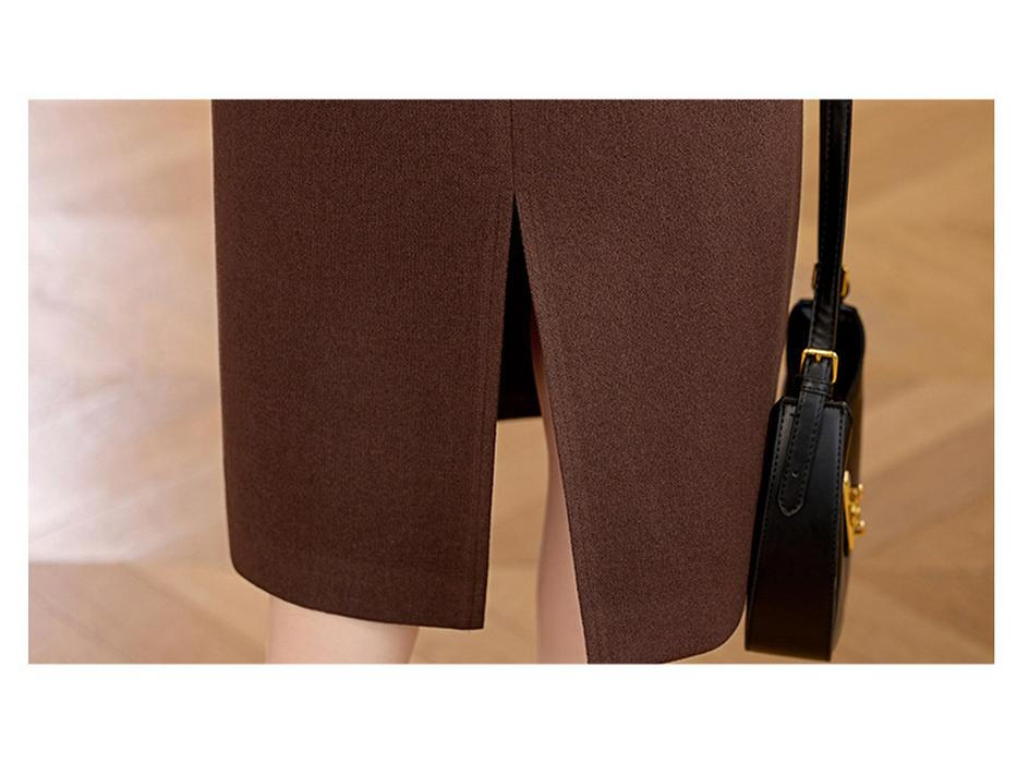 Set Vestă Tricotată & Rochie Lungă de Modă Femei Primăvara Devreme 2025