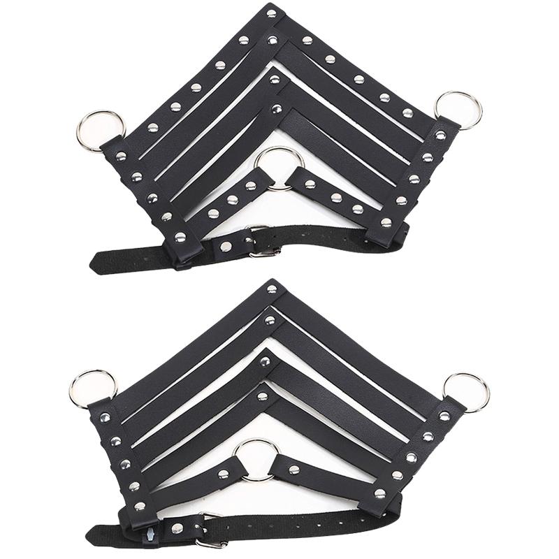Gothic Faux Leather Choker Punk Rivet Collar With O Ring Adjustable Harness Neckpiece For Women Party Daily Wear And Gift