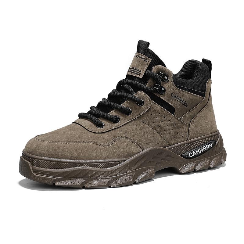 Men's Martin boots autumn and winter high-top retro platform tooling boots men's casual outdoor short boots new men's shoes