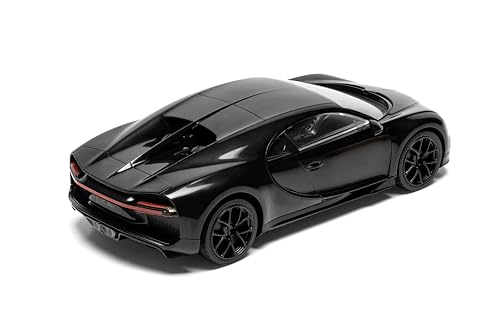 Airfix Non-Quick Build Bugatti Chiron Black Plastic Model Kit QB6025 (Automotive)