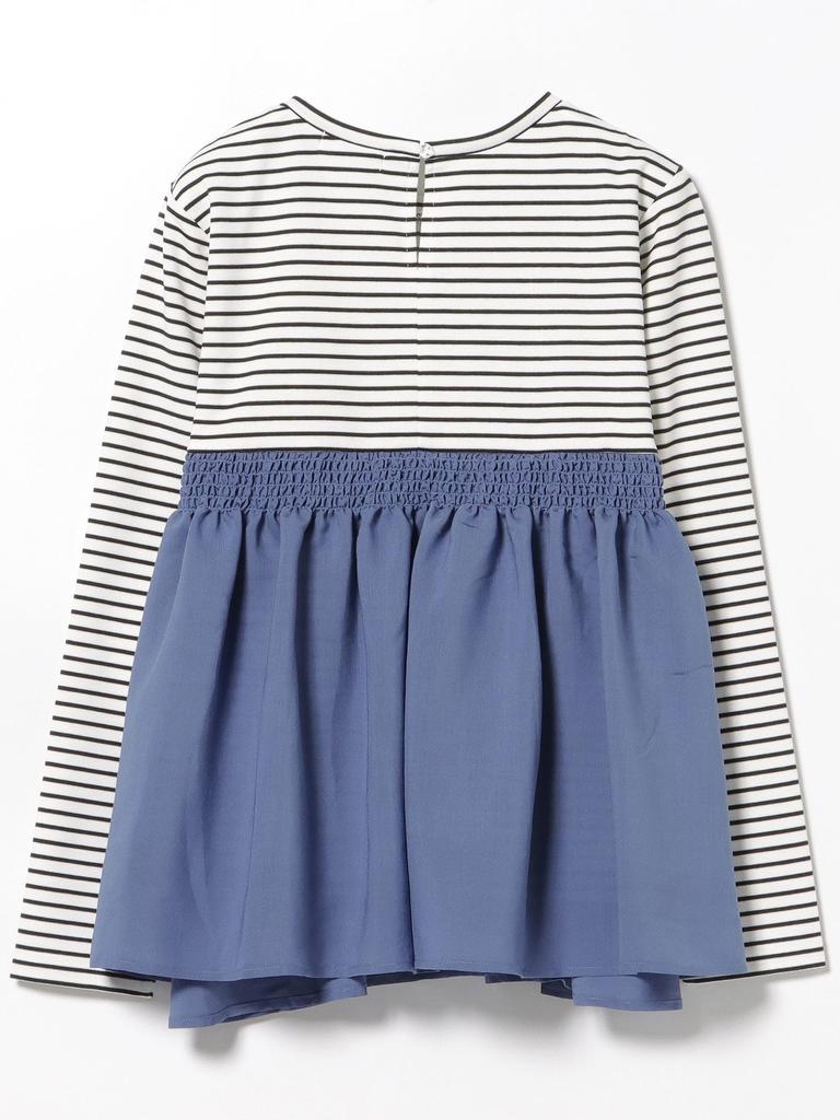 TEE Switching PO BLACK ONE SIZE [Beams Heart] L/S g/Bustier Women's