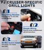 LED Grill Light for Toyota FJ Cruiser 2007 2008-2014 Front