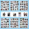 Korean Celebrity Stickers Pack: 6 Sheets, 102 Unique Portraits & Cute DIY Wallpapers