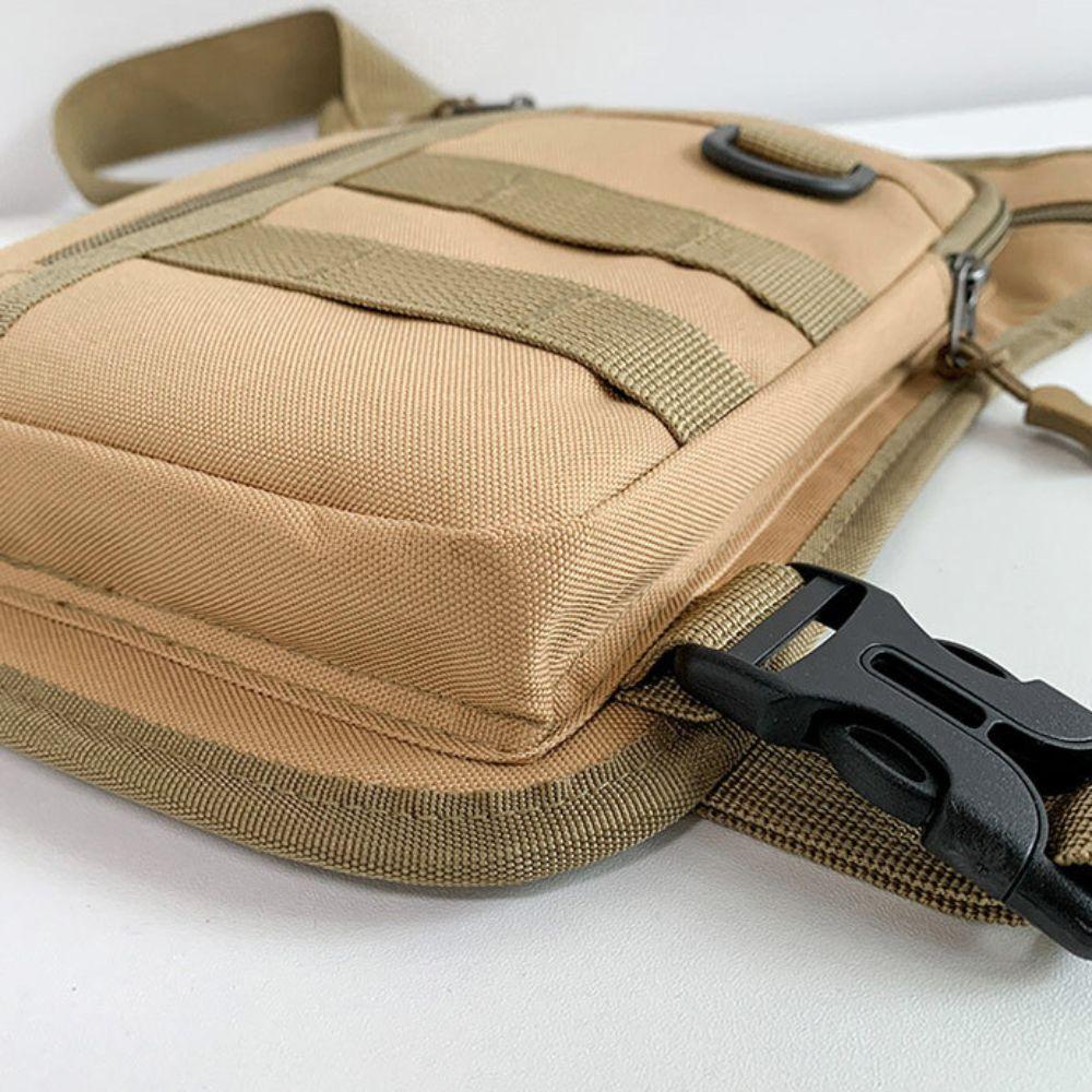 Adjustable Strap Men Waist Bag Multi-layered Men Hip Bum Pack Thigh Pack Fanny Pack  Fishing