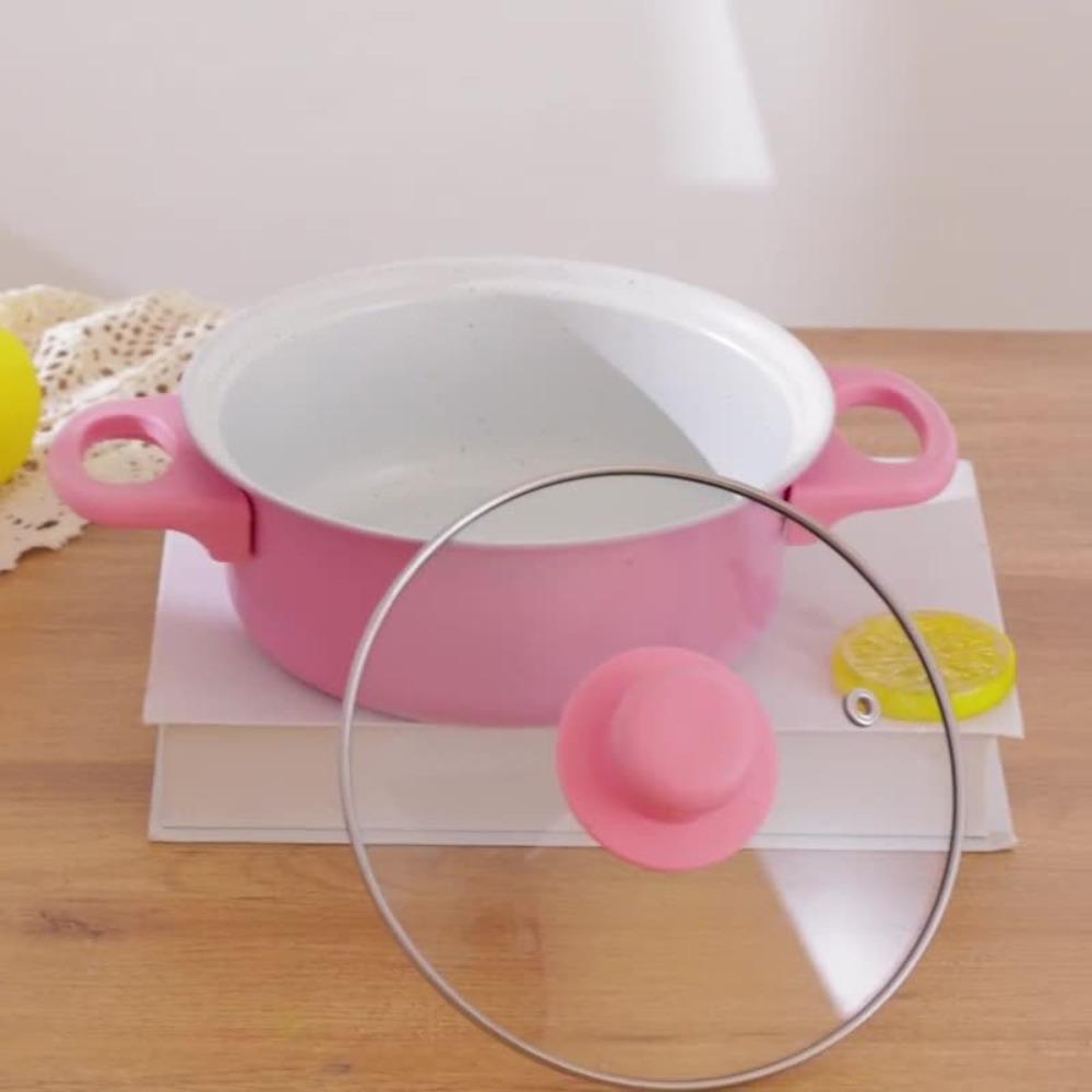 13pcs Non Stick Cookware Set Multifunctional Frying Pan Durable Wok Soup Pot Induction Cooker