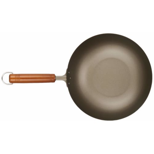 Hasemoto Pure Titanium Wooden Handle Frying Pan, 26cm, Body: Titanium, Handle: Wood, Japan, AIT1226