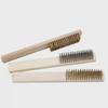 Long Handle Copper Wire Brush for Rust Removal and Barbecue Cleaning