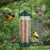 3pcs/set Large Capacity Hanging Bird Feeder Metal Mesh Bird Feeding Station Tube Feeder  Outdoor