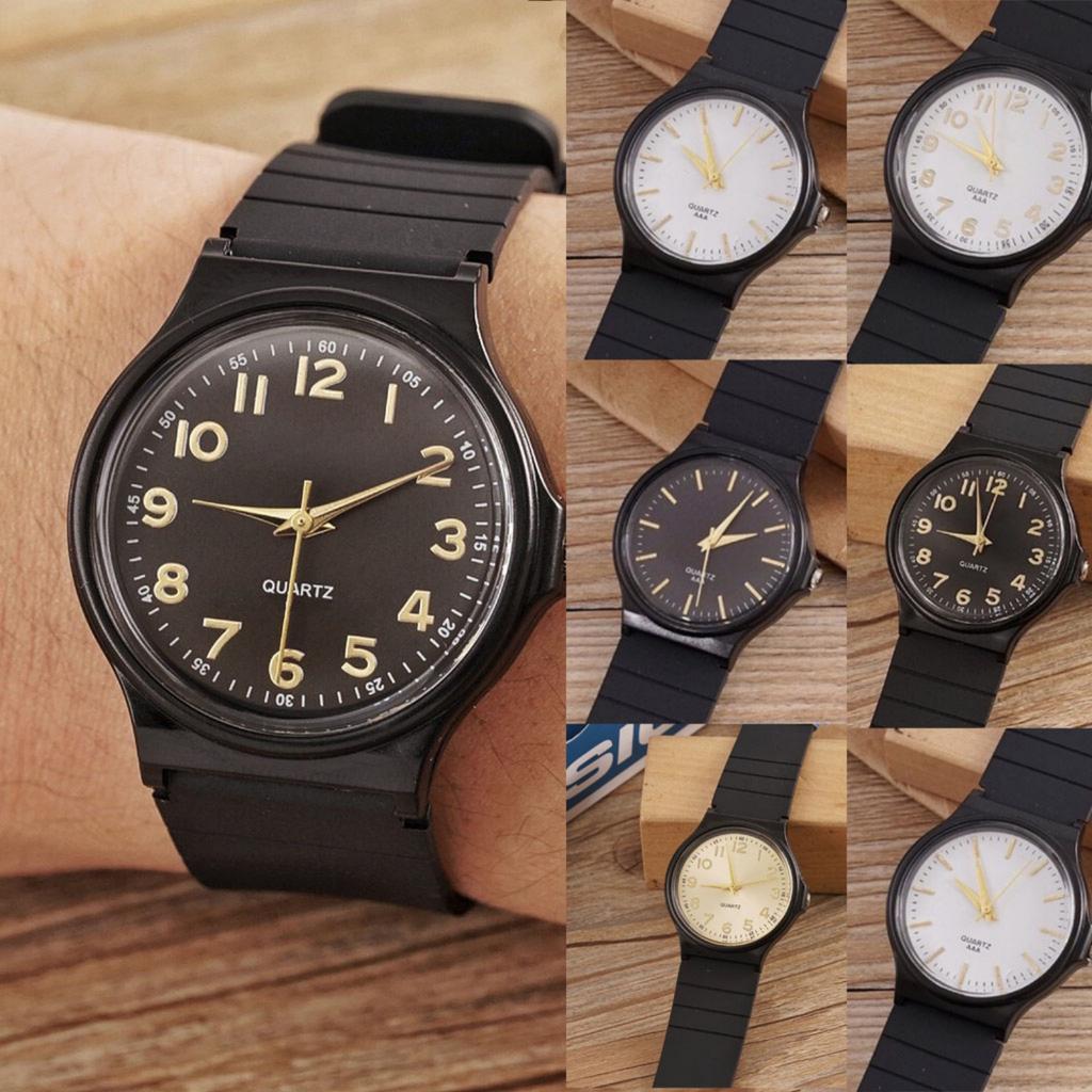 Vanntett lysende løpevekkerklokke for menn