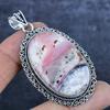 Natürlicher Rosa Opal Edelstein 925 Sterlingsilber Schmuck Anhänger 2,68" y5Y19