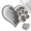 Cat Palm Heart Tray Clay Silicone Molds DIY Candle Storage Dish Gypsum Plaster Cement Concrete Mould Storage Plate Resin Mold