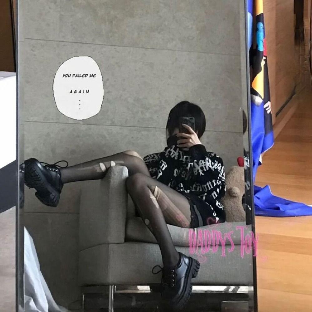 Summer Hand Torn Stockings Elastic Knee Length Socks Fashion Disposable Socks