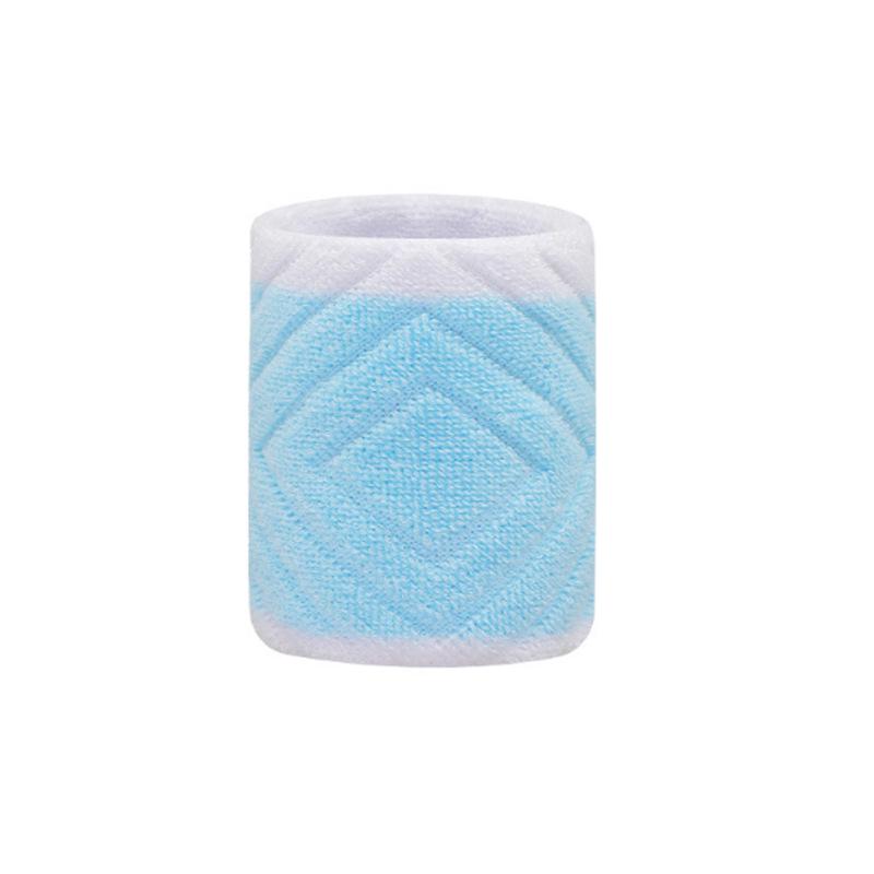 Women s Cotton Wristband with Logo Embroidery, Sweat-Absorbent for Badminton Fitness.