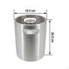 Keg with Spear 304 Stainless Steel Growler Reusable Mini for Home, Parties