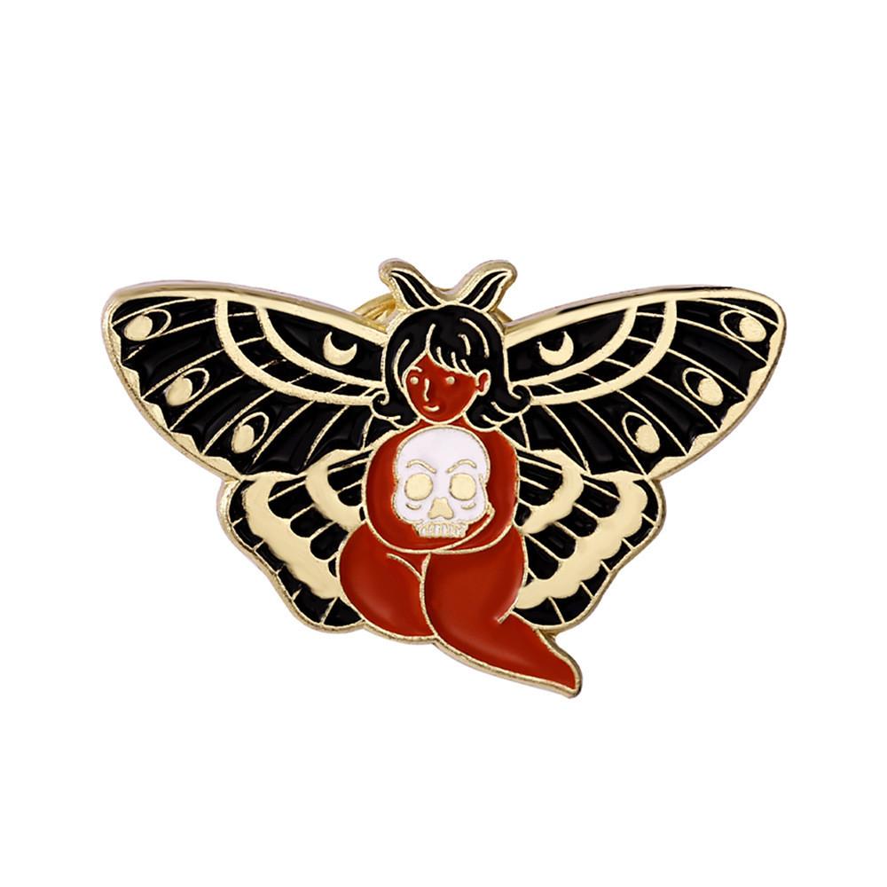 

Butterfly Stylish Wings Girl Alloy Pin Capture Eye Catching Beauty Ideal For Gifts XZ7098