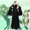 Code Geass CC Kostium Cosplay I Peruki Lelouch z Buntu C.C. Kombinezony Hangyaku No Lelouch Królowa CC Kaftan