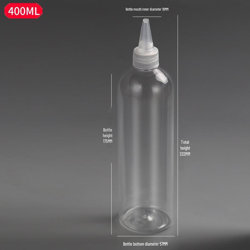 Spot 50-1000ml PET Transparent Plastic Squeeze Bottle