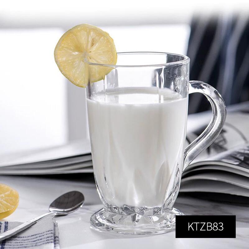 Shangqi Handmade Leaf Pattern Glass Mugs
