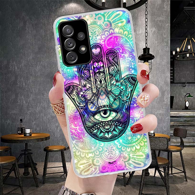 Totem Mandala Colorful Flower Soft Phone Case For Samsung Galaxy S22 S23 S24 S25 Edge S26 Ultra S20 FE S21 Plus + Fundas Coque G