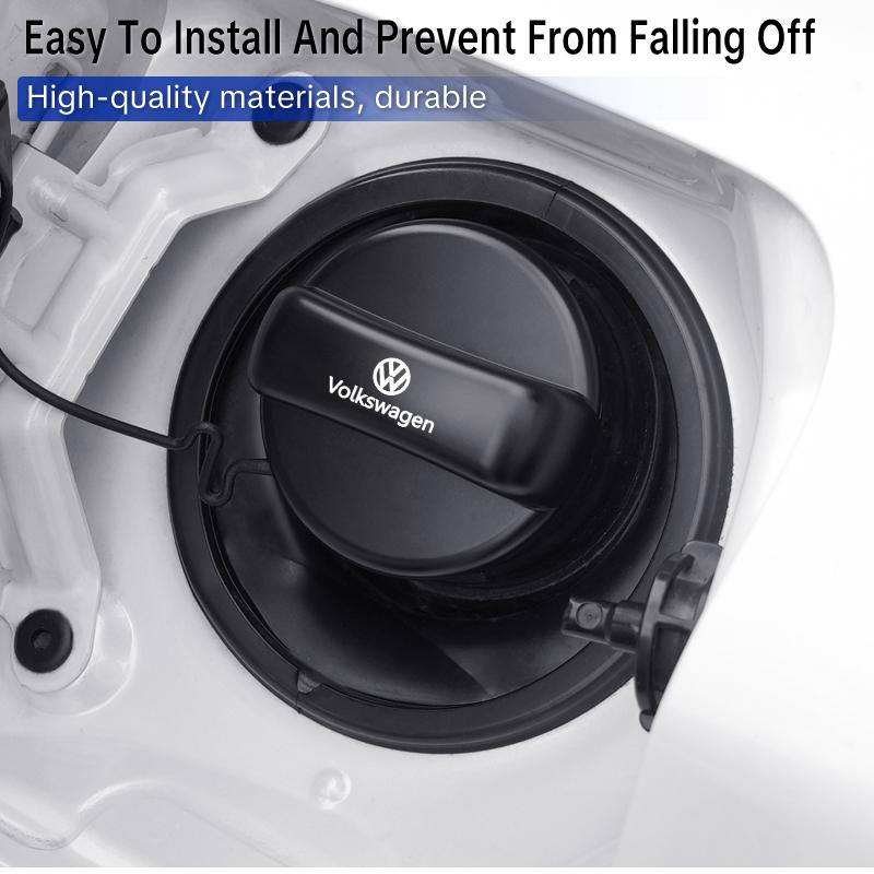 Car Fuel Tank Cap Cover Tank Protective Sticker For Volkswagen VW ID4 Polo Golf 6 7 8 MK5 MK7 Jetta Passat Tiguan Touran T-ROC zf8