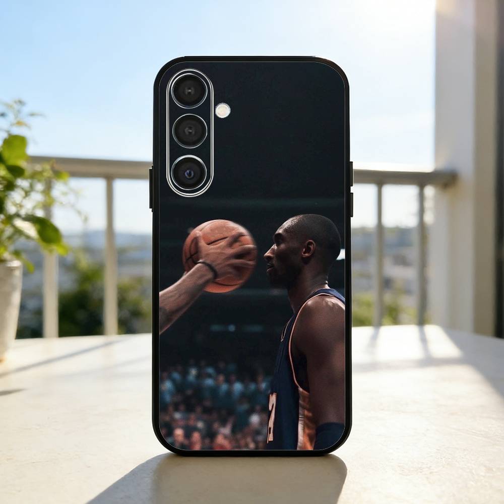 K-Kobe B-Bryant 24 Phone Case For Samsung A73,72,71,53,52,51,22,91,80, Soft Black Cover
