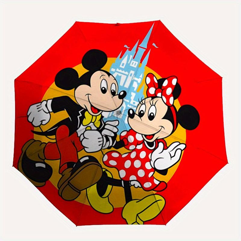

1pc Mickey, Minnie Automatic Open/close, All-Season Portable Folding Umbrella, Perfect Gift for Friends yy250807034