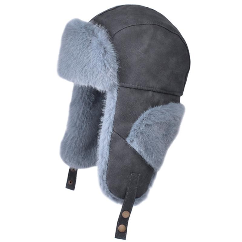 Women's Trapper Hat with Earflaps Winter Warm Thicken Fleece Lining Ear Flaps Hat Thermal Windproof Hunting Cycling Hat