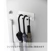 Yamazaki Magnet Umbrella Holder White, approx. W20 x D5.5 x H9cm, Tower, Slim, Entrance, Space-Saving, 3074
