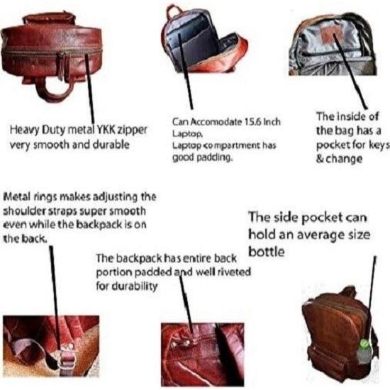 Рюкзак из натуральной кожи — фото 5