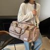 Travel Bag Large Capacity Women's Light Portable Business Travel Luggage Bag Oxford Cloth Dry and Wet Separation Sports Fitness Bag