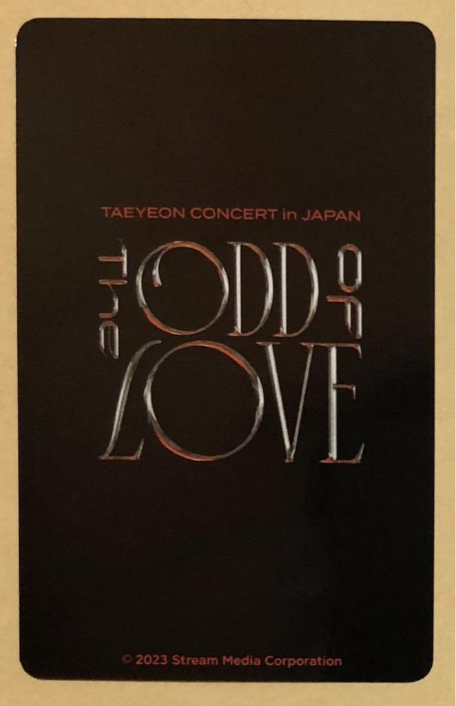 [USED] Girls' Generation Taeyeon TAEYEON ODD JAPAN Japanese goods trading card