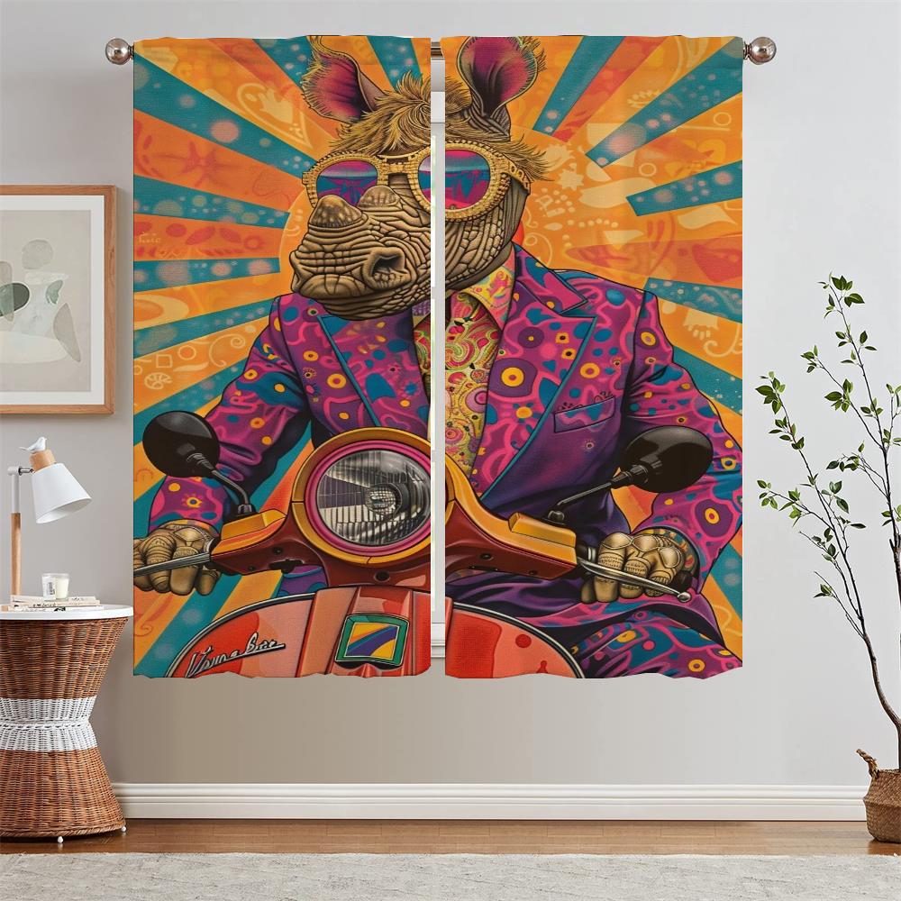 Mr. Rhino Curtains Child Room Cheap Things With Free Shipping for Home Interior Curtains for Living Room 2 Elegant Pieces Blinds