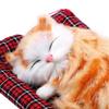 Lovely Plush Kittens Doll Toy Home Decoration Car-Styling Car Ornaments Cute Simulation Sleeping Cats Dashboard Decoration