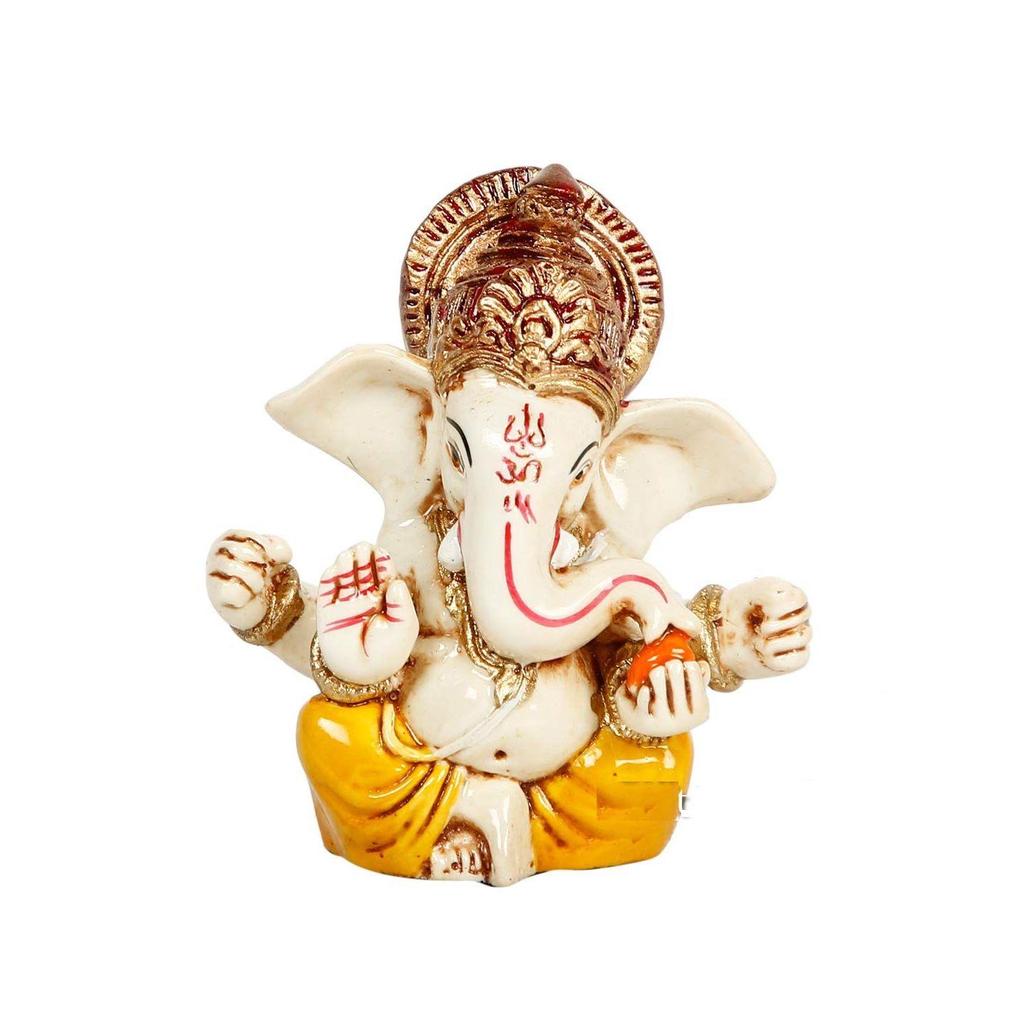 Ganesh Idol Murti Statue for Car Dashboard Gift Lord Ganesha Ganpati Idols Showpiece Figurine for Home