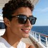 Men's European American Retro Polarized Sunglasses Fashionable Summer UV Protection Sun Shading Versatile Trendy Eyewea
