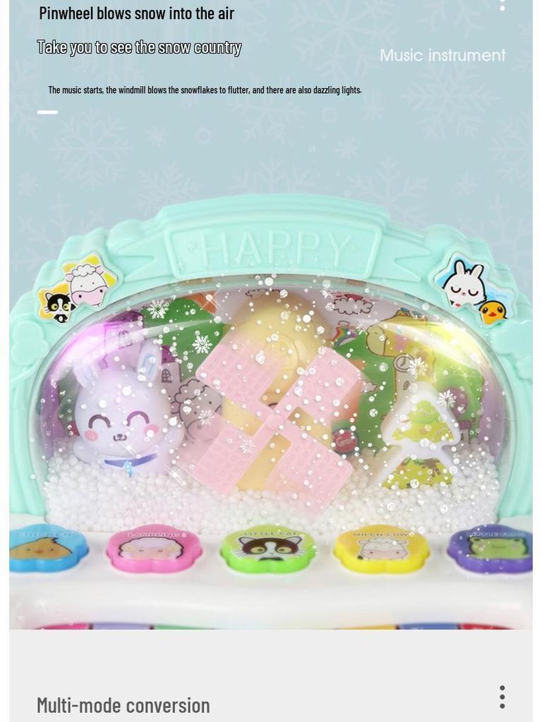 Baby Musical Piano Toy for Early Education, 6-12 Months Boys & Girls