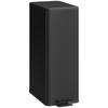 Trash Can 20L, Soft-Close Lid, Deodorant Compartment, Fingerprint-Proof, Stainless Steel, Black