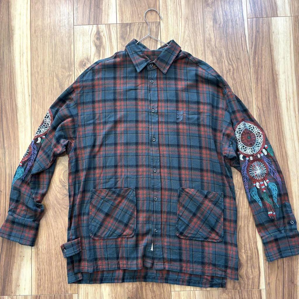 [USED] BTS Jungkook Wears A NOTHING Embroidered SHIRT, Size M