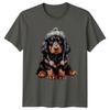 Cute Dog In Hat Animals Dogs Unisexs TShirt Unisexs Tee Graphic Unisex