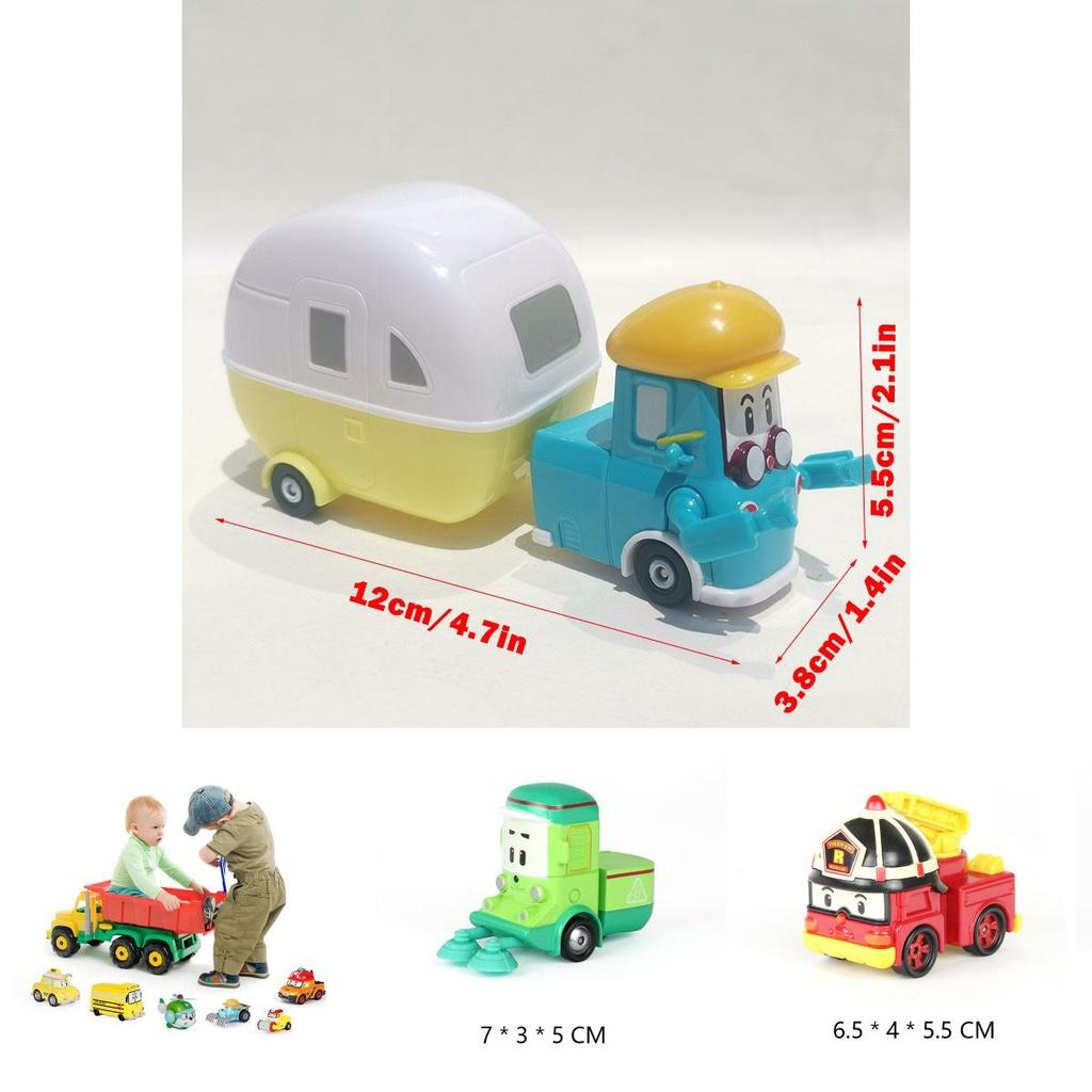 Nowe 19 Stylów Robocar Poli Mini Pojazdy Samochody i Autobusy Zabawki Korea Południowa Prezent dla Dzieci