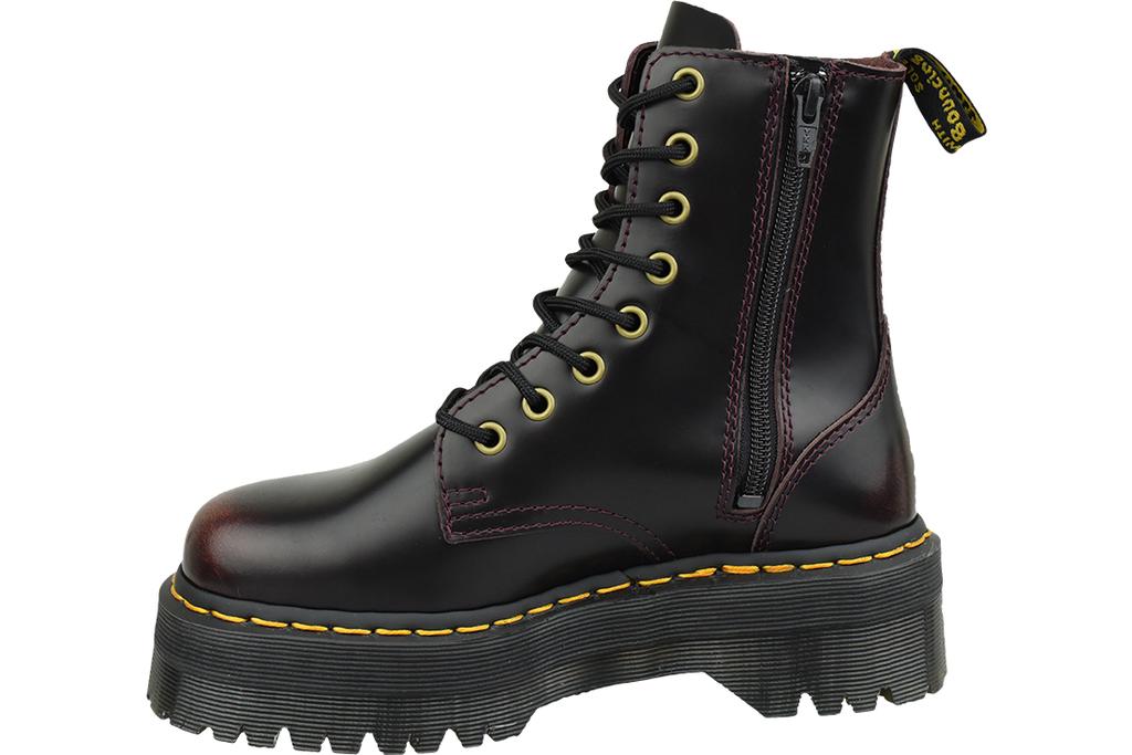 Dr. Martens Buty Jadon 8 Dziurkowe, Unisex bordowe buty Bovver