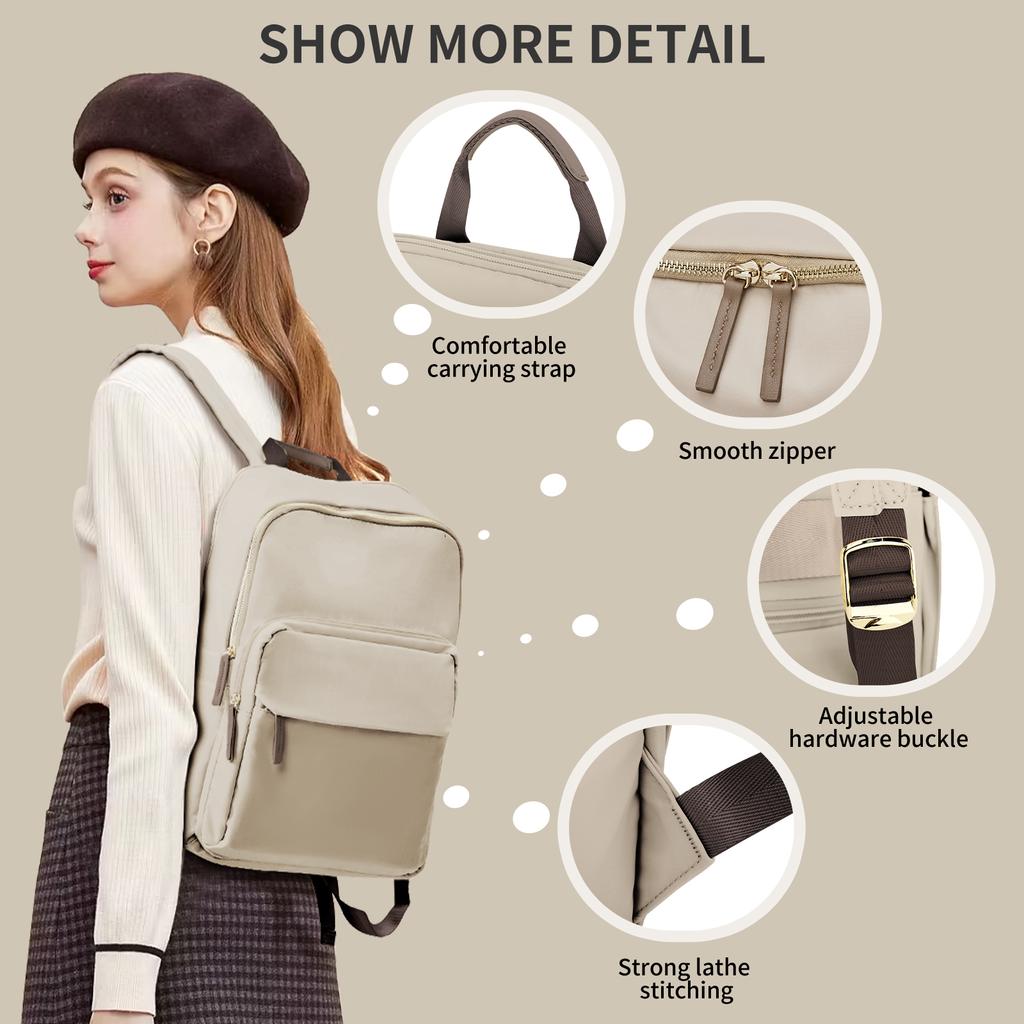 Rucsac nou, simplu, de mare capacitate, pentru femei, de călătorie, pentru profesori de afaceri, rucsac pentru laptop, geantă de umăr pentru fete, pentru elevi