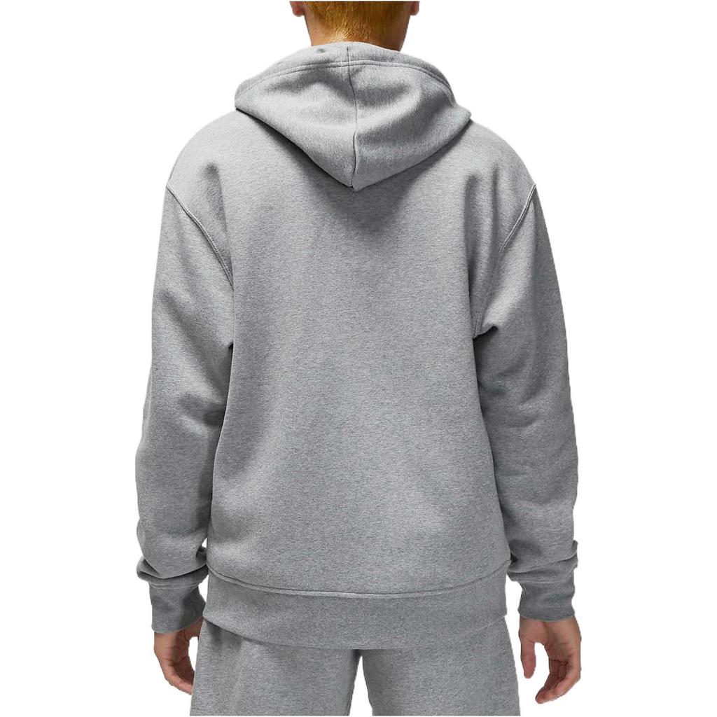 Jordan Sweatshirts Men's Gray Fleece Lined Hooded Moderate Cardigan DQ7351-091