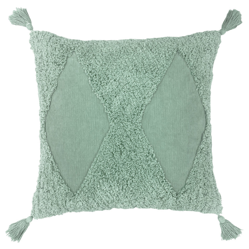 Furn Kantha Tufted Diamond Cushion Cover