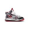 Nike LeBron 8 TD Graffiti Baby-Sneakers Weiß Schwarz Sportrot DH3241-001