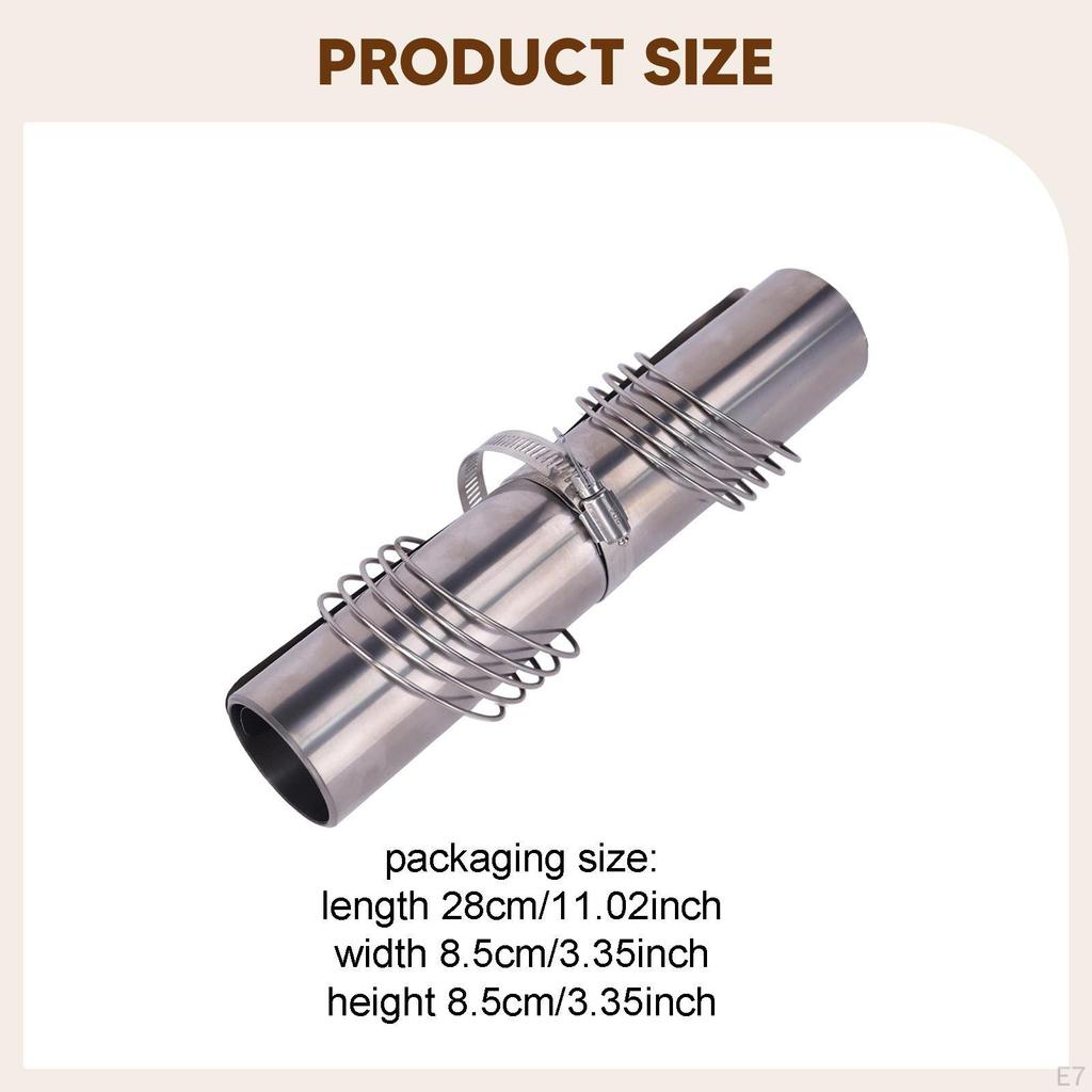Stove Pipe Lightweight Stainless Steel Tent Accessories Flue for Outdoor