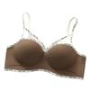 High-Quality Seamless Push-Up Half-Cup Bra for Small Chest - Sexy, Wire-Free, Fashionable Design