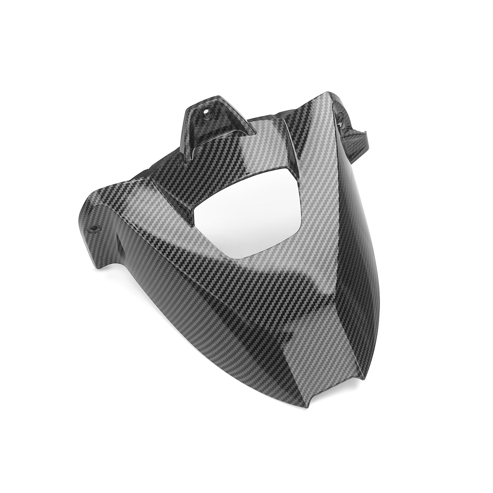 For BMW S1000RR 2009 2010 2011 2012-2018 ABS Carbon Fiber Rear Mudguard Chain Cover Splash Guard Fairing Motorcycle Parts ABS Carbon Black